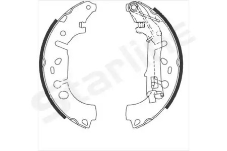Фото BC09100 Комлект тормозных накладок STARLINE {forloop.counter}}