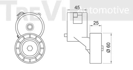 Фото TA2014 Натяжная планка TREVI AUTOMOTIVE {forloop.counter}}