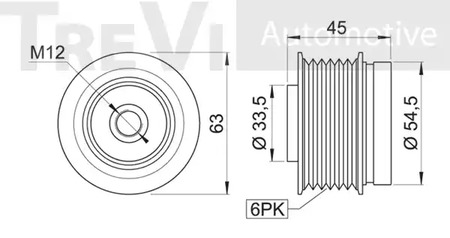 Фото AP1080 Механизм свободного хода TREVI AUTOMOTIVE {forloop.counter}}