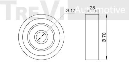 Фото TA2030 Ролик TREVI AUTOMOTIVE {forloop.counter}}