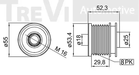 Фото AP1091 Механизм свободного хода TREVI AUTOMOTIVE {forloop.counter}}