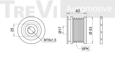 Фото AP1100 Механизм свободного хода TREVI AUTOMOTIVE {forloop.counter}}