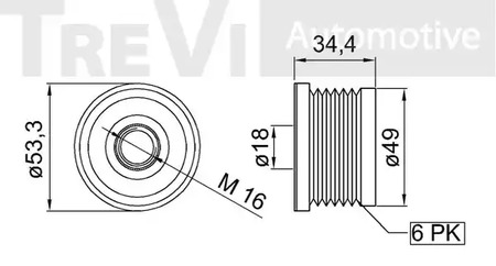 Фото AP1117 Механизм свободного хода TREVI AUTOMOTIVE {forloop.counter}}