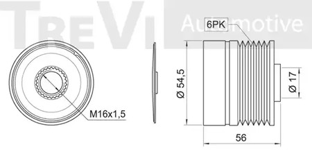 Фото AP1129 Механизм свободного хода TREVI AUTOMOTIVE {forloop.counter}}