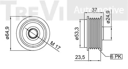 Фото AP1149 Механизм свободного хода TREVI AUTOMOTIVE {forloop.counter}}