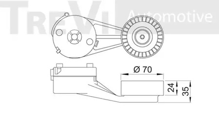 Фото TA1160 Натяжная планка TREVI AUTOMOTIVE {forloop.counter}}