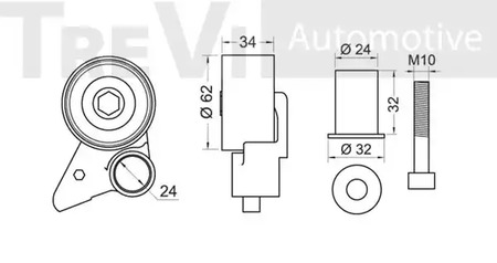 Фото TD1704 Ролик TREVI AUTOMOTIVE {forloop.counter}}