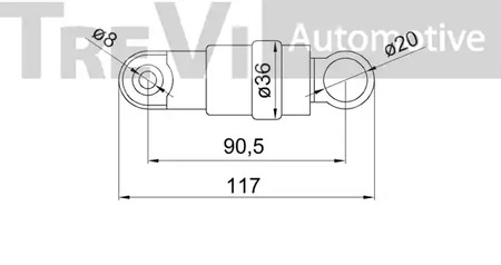 Фото TA1350 Натяжитель TREVI AUTOMOTIVE {forloop.counter}}