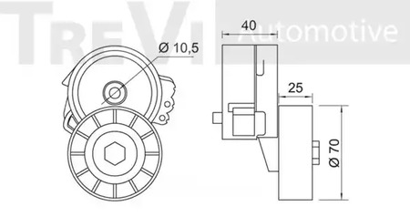 Фото TA1663 Натяжная планка TREVI AUTOMOTIVE {forloop.counter}}