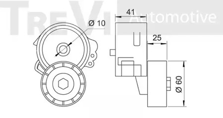 Фото TA1236 Натяжная планка TREVI AUTOMOTIVE {forloop.counter}}