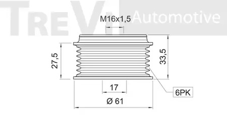 Фото AP1006 Механизм свободного хода TREVI AUTOMOTIVE {forloop.counter}}