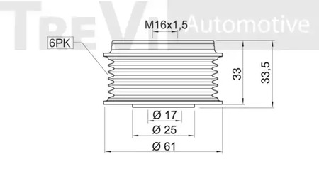 Фото AP1034 Механизм свободного хода TREVI AUTOMOTIVE {forloop.counter}}