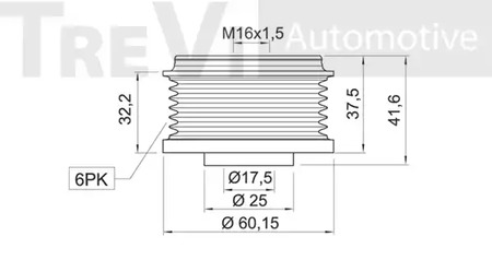 Фото AP1018 Механизм свободного хода TREVI AUTOMOTIVE {forloop.counter}}