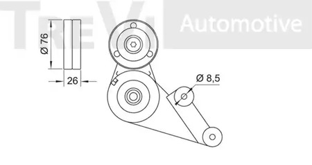 Фото TA1524 Натяжная планка TREVI AUTOMOTIVE {forloop.counter}}