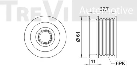 Фото AP1003 Механизм свободного хода TREVI AUTOMOTIVE {forloop.counter}}