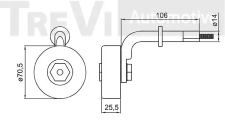 Фото TA2069 Ролик TREVI AUTOMOTIVE {forloop.counter}}