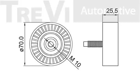 Фото TA2065 Ролик TREVI AUTOMOTIVE {forloop.counter}}