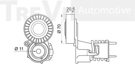 Фото TA2038 Натяжитель TREVI AUTOMOTIVE {forloop.counter}}