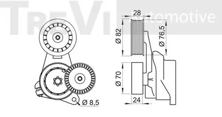 Фото TA1785 Натяжная планка TREVI AUTOMOTIVE {forloop.counter}}