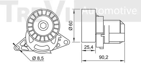 Фото TA1692 Натяжная планка TREVI AUTOMOTIVE {forloop.counter}}