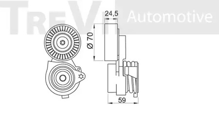 Фото TA1588 Натяжная планка TREVI AUTOMOTIVE {forloop.counter}}