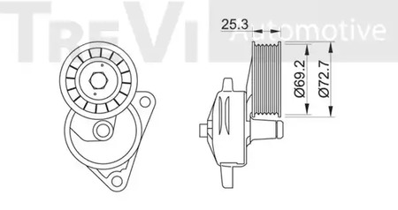 Фото TA1493 Натяжная планка TREVI AUTOMOTIVE {forloop.counter}}