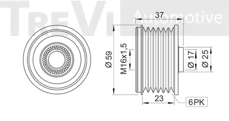 Фото AP1167 Механизм свободного хода TREVI AUTOMOTIVE {forloop.counter}}