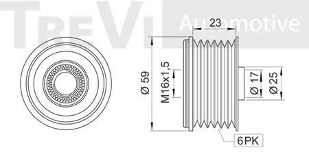 Фото AP1168 Механизм свободного хода TREVI AUTOMOTIVE {forloop.counter}}