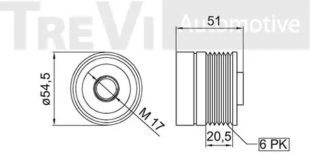 Фото AP1189 Механизм свободного хода TREVI AUTOMOTIVE {forloop.counter}}