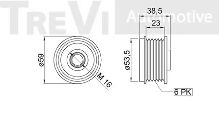 Фото AP1196 Механизм свободного хода TREVI AUTOMOTIVE {forloop.counter}}