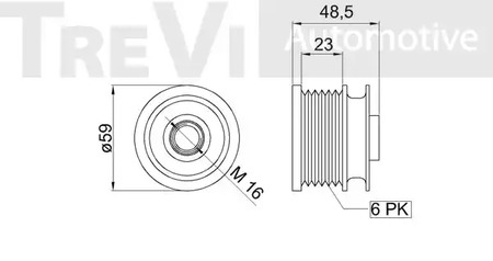 Фото AP1197 Механизм свободного хода TREVI AUTOMOTIVE {forloop.counter}}