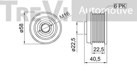 Фото AP1224 Механизм свободного хода TREVI AUTOMOTIVE {forloop.counter}}