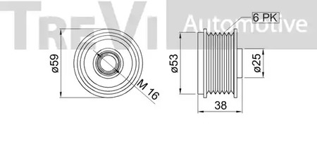 Фото AP1241 Механизм свободного хода TREVI AUTOMOTIVE {forloop.counter}}