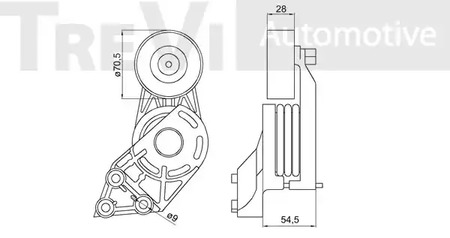 Фото TA1558 Натяжная планка TREVI AUTOMOTIVE {forloop.counter}}