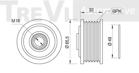 Фото AP1020 Механизм свободного хода TREVI AUTOMOTIVE {forloop.counter}}