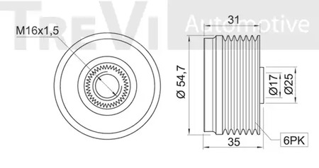 Фото AP1026 Механизм свободного хода TREVI AUTOMOTIVE {forloop.counter}}