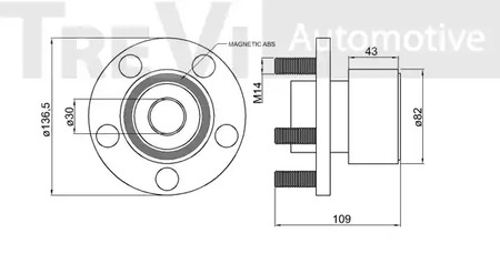 Фото WB1003 Комплект подшипника TREVI AUTOMOTIVE {forloop.counter}}