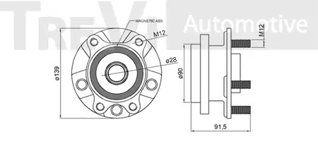 Фото WB1007 Комплект подшипника TREVI AUTOMOTIVE {forloop.counter}}