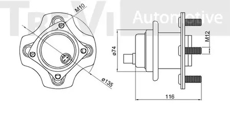 Фото WB1009 Комплект подшипника TREVI AUTOMOTIVE {forloop.counter}}