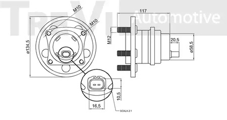 Фото WB1013 Комплект подшипника TREVI AUTOMOTIVE {forloop.counter}}