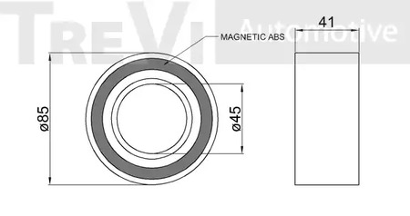 Фото WB1016 Комплект подшипника TREVI AUTOMOTIVE {forloop.counter}}