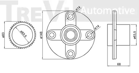 Фото WB1019 Комплект подшипника TREVI AUTOMOTIVE {forloop.counter}}