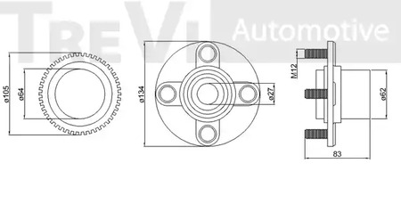 Фото WB1020 Комплект подшипника TREVI AUTOMOTIVE {forloop.counter}}