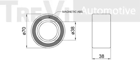 Фото WB1023 Комплект подшипника TREVI AUTOMOTIVE {forloop.counter}}