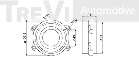 Фото WB1024 Комплект подшипника TREVI AUTOMOTIVE {forloop.counter}}