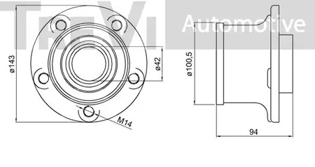 Фото WB1033 Комплект подшипника TREVI AUTOMOTIVE {forloop.counter}}