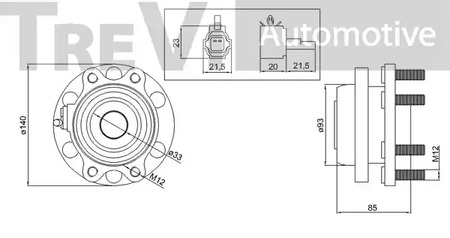 Фото WB1047 Комплект подшипника TREVI AUTOMOTIVE {forloop.counter}}