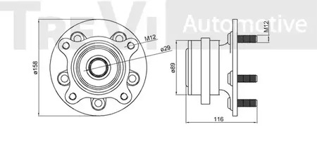 Фото WB1050 Комплект подшипника TREVI AUTOMOTIVE {forloop.counter}}