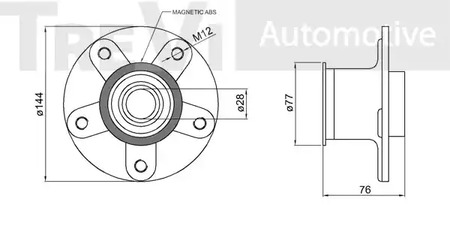 Фото WB1051 Комплект подшипника TREVI AUTOMOTIVE {forloop.counter}}