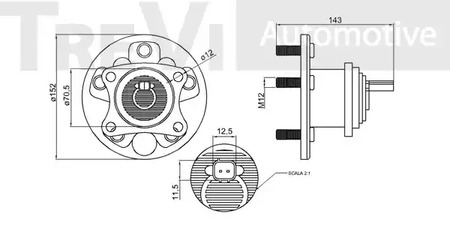 Фото WB1073 Комплект подшипника TREVI AUTOMOTIVE {forloop.counter}}